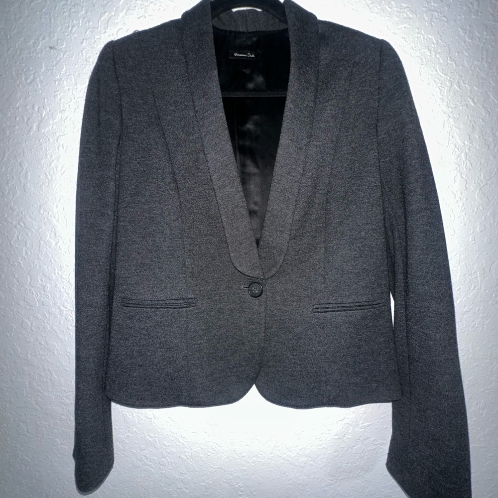 Massimo Dutti Charcoal Blazer size small